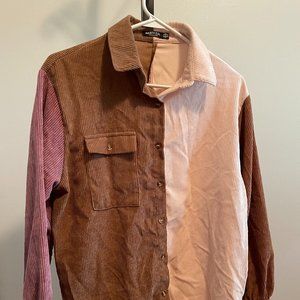 Nasty Gal corduroy button up